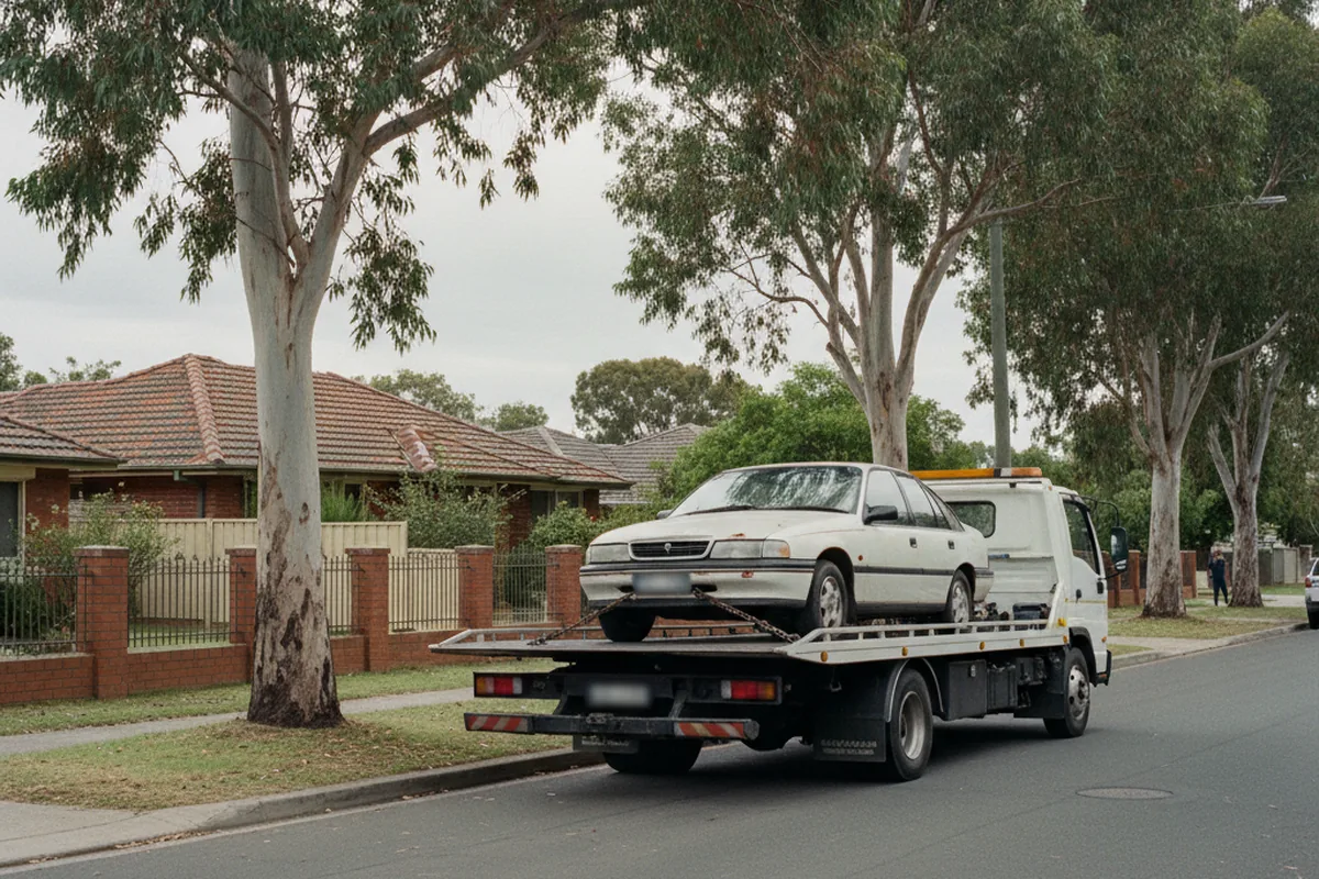 Scrap car towing in Adelaide